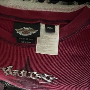 XXL women’s thermal Harley Davidson long sleeve shirt